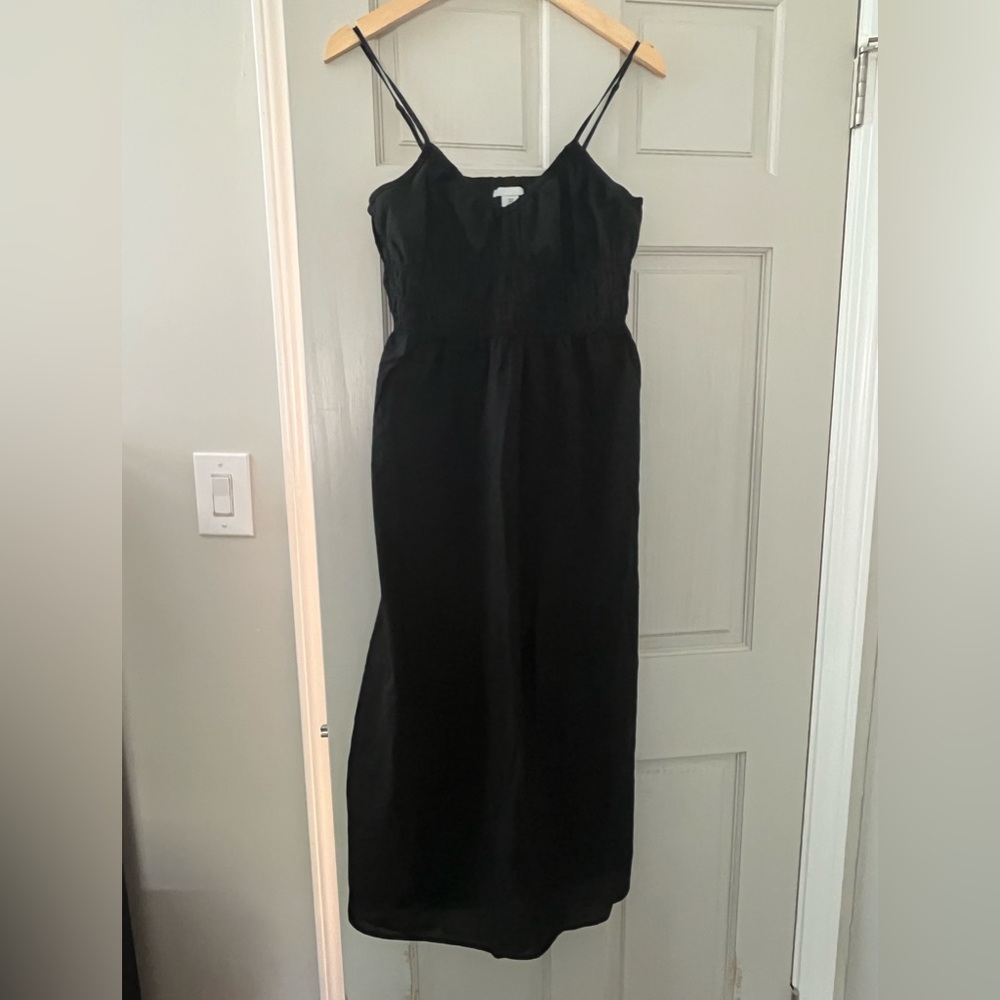 H&M Black Spaghetti Strap Maxi Dress